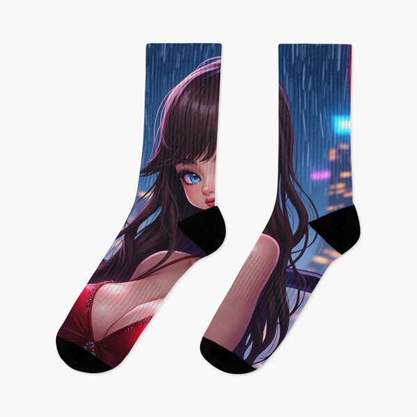 Item preview, Cityscape Synneva | Busty Girl Anime Portrait designed and sold by KasaHunterHarem.