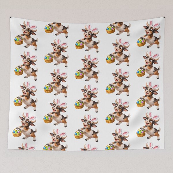 Item preview, Nigerian Dwarf Goat Easter Basket designed and sold by Sillytoe.