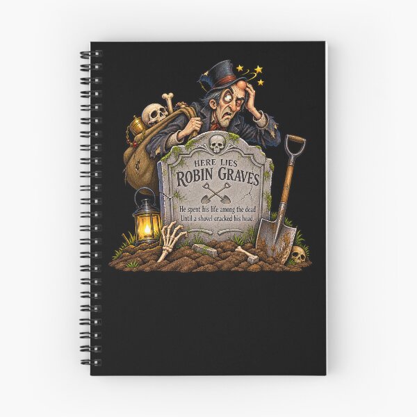Item preview, ⚡HAUNTED TOMBSTONE COLLECTION - Robin Graves - dark version designed and sold by WheelieGdArt.