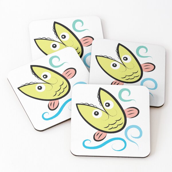 Item preview, Fish Cat on Cloud – Surreal Whimsical Animal Art designed and sold by metadorcreative.