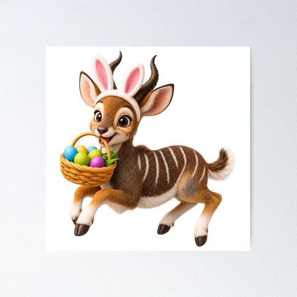 Item preview, Nyala Easter Bunny designed and sold by Sillytoe.