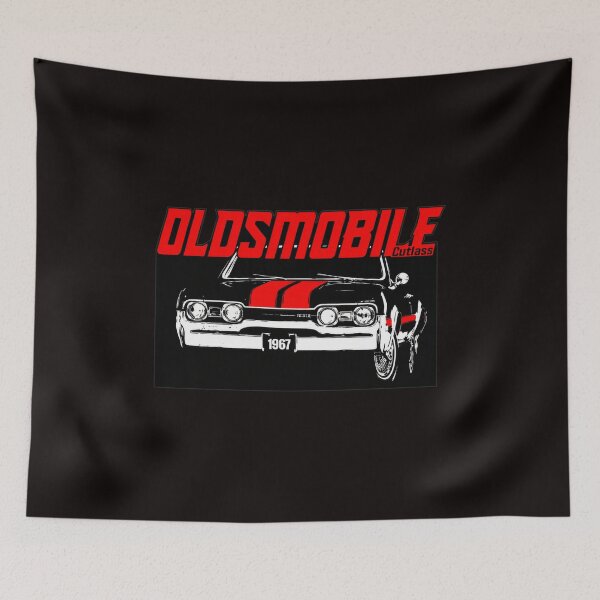 Item preview, Retro 1967 Oldsmobile 442 Car Graphic designed and sold by Lagoart.
