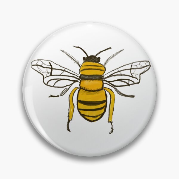 Item preview, HoneyBee Sticker - Doodle Drawing designed and sold by carleenilphai.