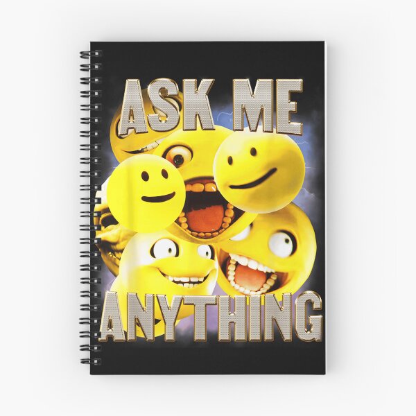Item preview, Ask Me Anything Funny Smiley Faces Bootleg Retro Meme Vintage designed and sold by Creative Spark.