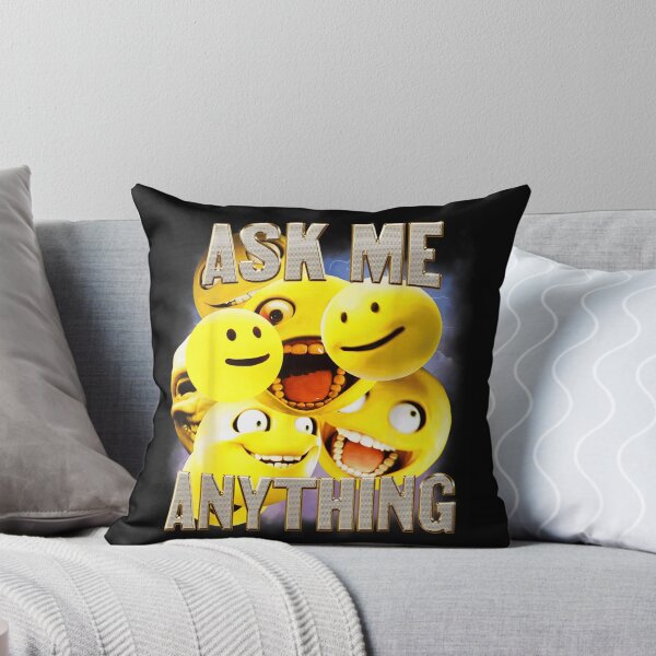Item preview, Ask Me Anything Funny Smiley Faces Bootleg Retro Meme Vintage designed and sold by Creative Spark.