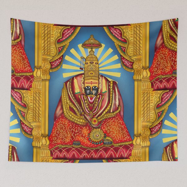Item preview, Goddess Durga Digital Drawing | Hindu Goddess Spiritual Artwork designed and sold by Harshit_Digital_Arts.