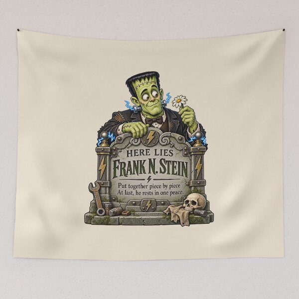Item preview, ⚡ HAUNTED TOMBSTONE COLLECTION - Frank N. Stein designed and sold by WheelieGdArt.