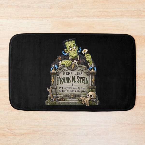 Item preview, ⚡HAUNTED TOMBSTONE COLLECTION - Frank N. Stein - dark version designed and sold by WheelieGdArt.