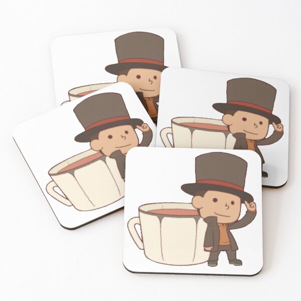 Item preview, Cute chibi tea Layton  designed and sold by VultraVi.