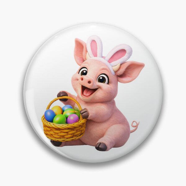 Item preview, Pig Easter Basket designed and sold by Sillytoe.