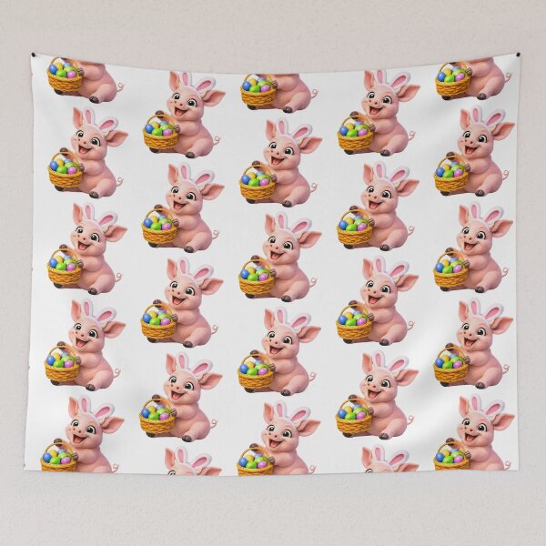 Item preview, Pig Easter Basket designed and sold by Sillytoe.