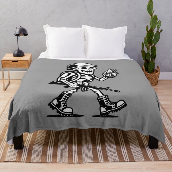 Item preview, Skeleton Soldier BLACK AND WHITE designed and sold by GentryRacing.