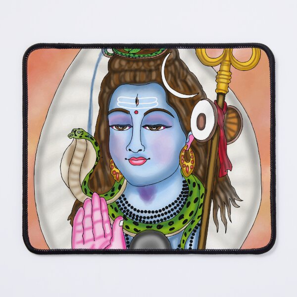 Item preview, Lord Shiva Digital Drawing | Hindu God Spiritual Artwork designed and sold by Harshit_Digital_Arts.