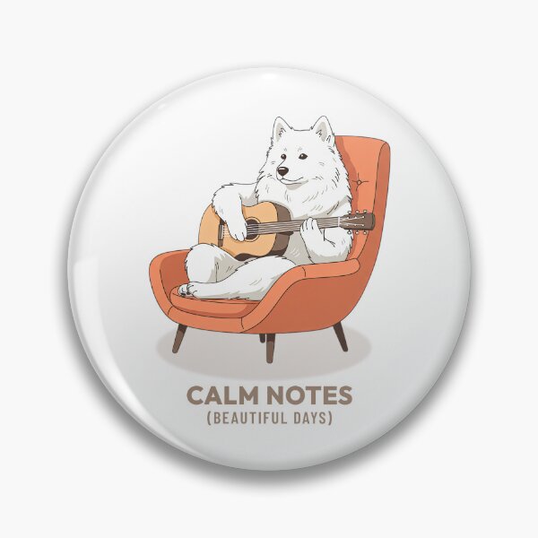 Item preview, American Eskimo Dog Playing Guitar Retro Art designed and sold by COZY VINTAGE animal.