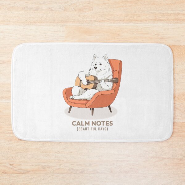 Item preview, American Eskimo Dog Playing Guitar Retro Art designed and sold by COZY VINTAGE animal.