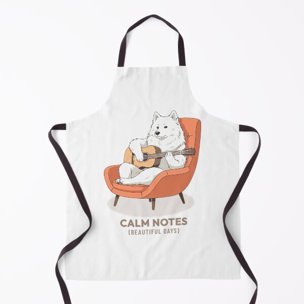 Item preview, American Eskimo Dog Playing Guitar Retro Art designed and sold by COZY VINTAGE animal.