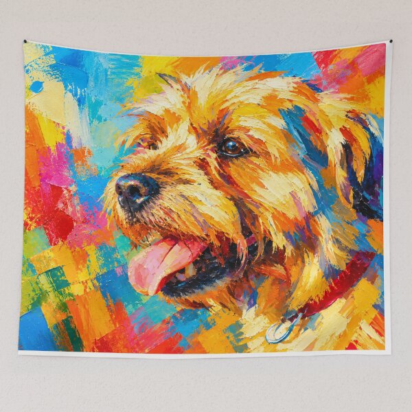 Item preview, Border Terrier Digital Painting 2 designed and sold by shrolts.