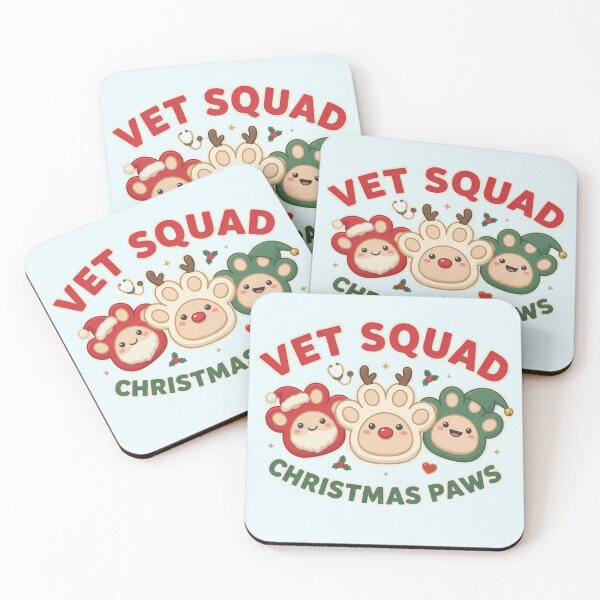 Item preview, Vet Squad Christmas Paws – Cute Veterinary Holiday designed and sold by Nzgiftsandmore.