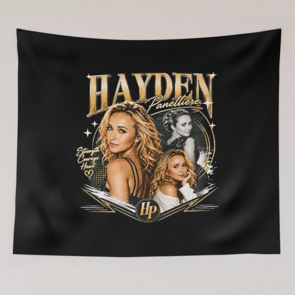 Item preview, Hayden Panettiere Vintage Tribute Portrait Collage Gold designed and sold by Bloowardi.