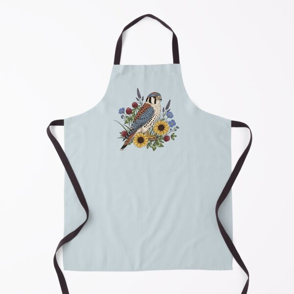 Item preview, Botanical American Kestrel Sunflower Nature designed and sold by BirdsnStuff.