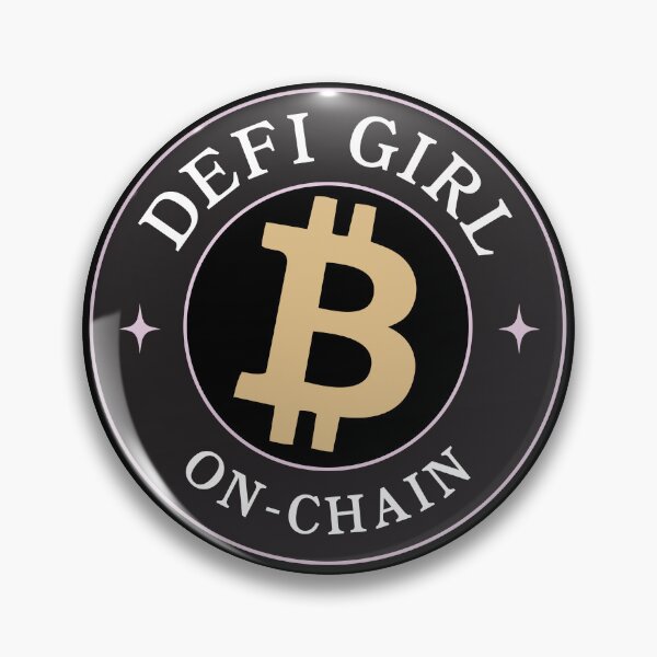 Item preview, DeFi Girl On-Chain Bitcoin Crypto  designed and sold by TaraGbear.