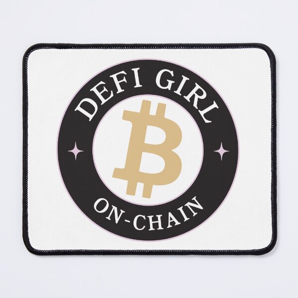 Item preview, DeFi Girl On-Chain Bitcoin Crypto designed and sold by TaraGbear.