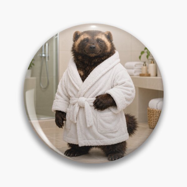 Item preview, Wolverine White Bathrobe designed and sold by Sillytoe.