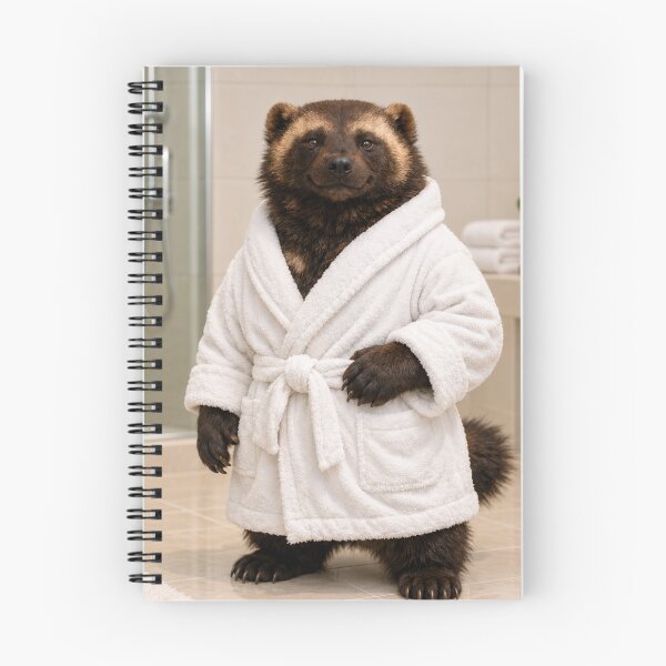 Item preview, Wolverine White Bathrobe designed and sold by Sillytoe.