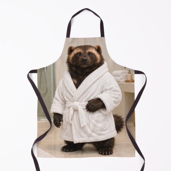 Item preview, Wolverine White Bathrobe designed and sold by Sillytoe.