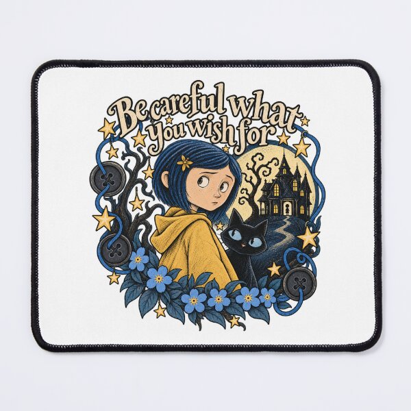 Item preview, Coraline - Be Careful What You Wish For designed and sold by coastalquillco.
