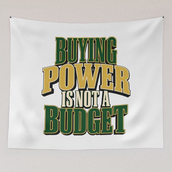 Item preview, Buying Power Is Not a Budget Bold Risk Quote designed and sold by Bikivuno.