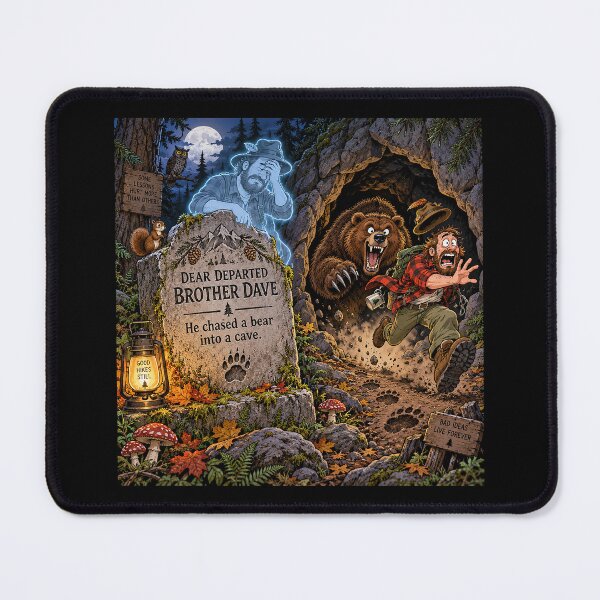 Item preview, ⚡HAUNTED TOMBSTONE COLLECTION - Brother Dave v2 - dark version designed and sold by WheelieGdArt.