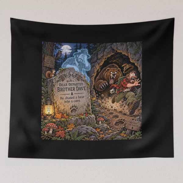 Item preview, ⚡HAUNTED TOMBSTONE COLLECTION - Brother Dave v2 - dark version designed and sold by WheelieGdArt.