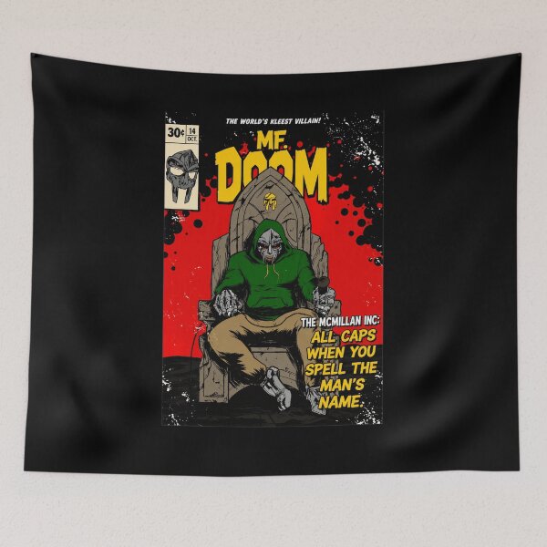 Item preview, Villain Throne MF DOOM Comic  designed and sold by Bloowardi.