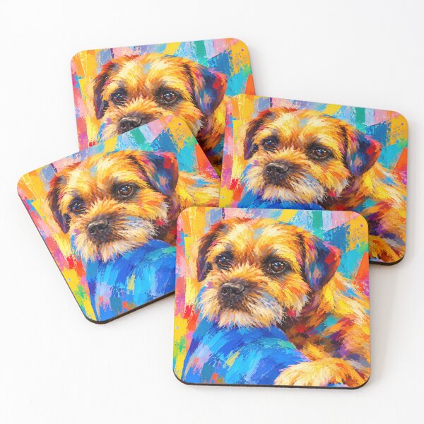 Item preview, Border Terrier Digital Painting 3 designed and sold by shrolts.