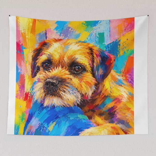 Item preview, Border Terrier Digital Painting 3 designed and sold by shrolts.