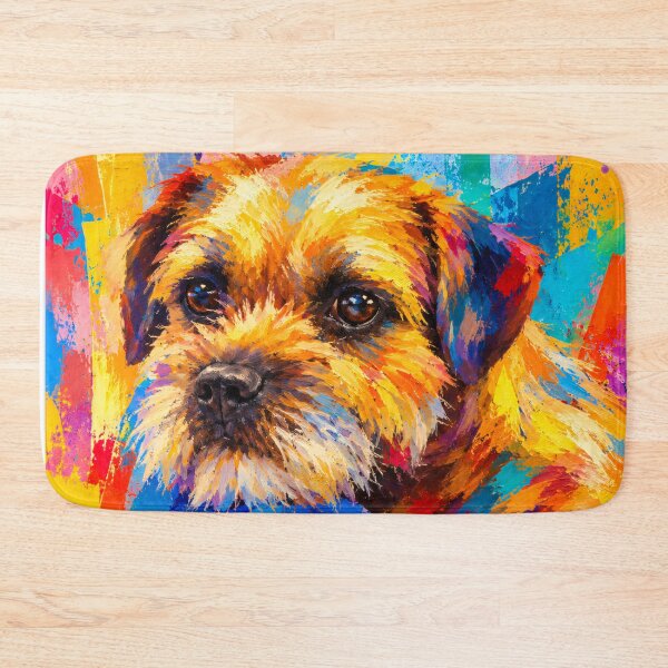 Item preview, Border Terrier Digital Painting 3 designed and sold by shrolts.