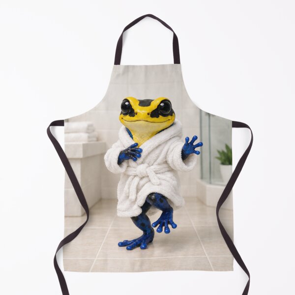 Item preview, Cozy Bathrobe Poison Dart Frog designed and sold by Sillytoe.