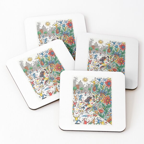 Item preview, Cavalier Watercolor Muralist designed and sold by PictoVibe.