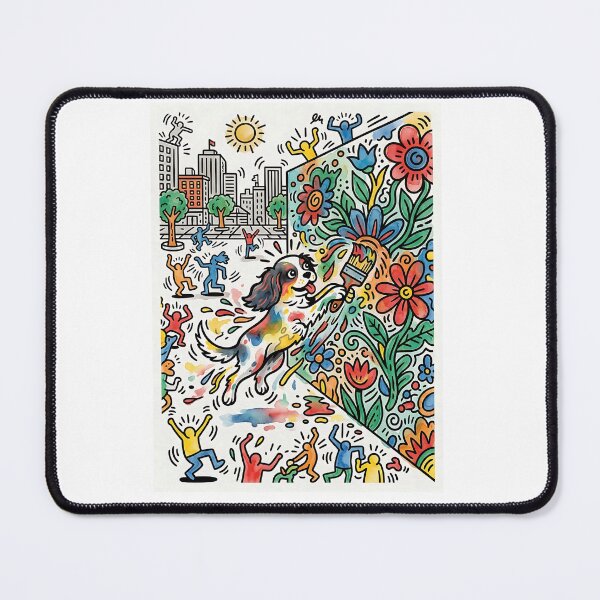 Item preview, Cavalier Watercolor Muralist designed and sold by PictoVibe.