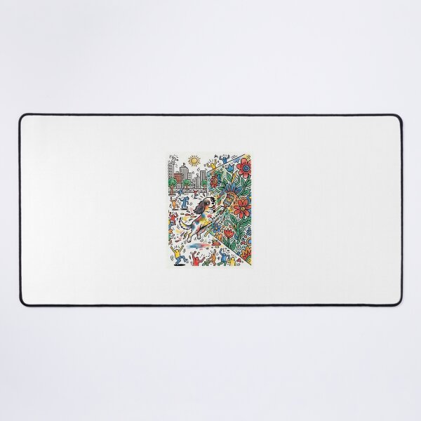 Item preview, Cavalier Watercolor Muralist designed and sold by PictoVibe.