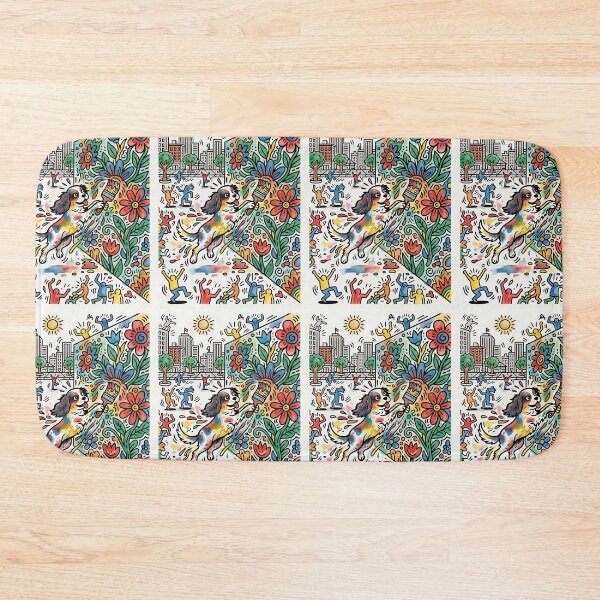 Item preview, Cavalier Watercolor Muralist designed and sold by PictoVibe.