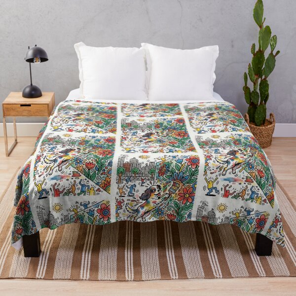 Item preview, Cavalier Watercolor Muralist designed and sold by PictoVibe.