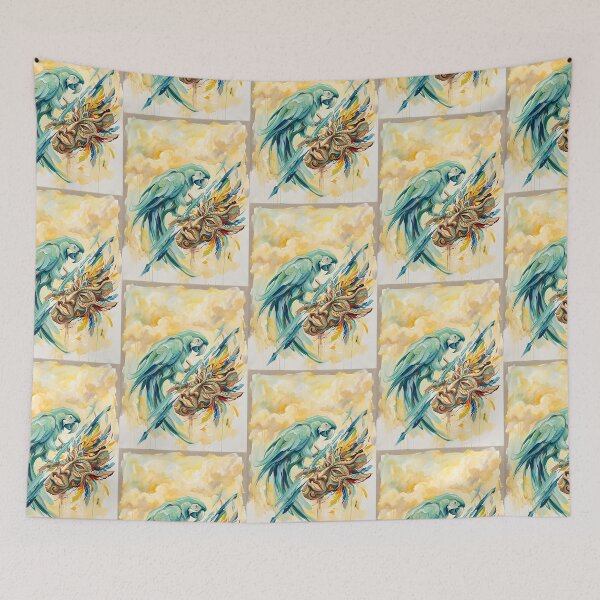 Item preview, Scarlet Macaw Mask Maker designed and sold by PictoVibe.