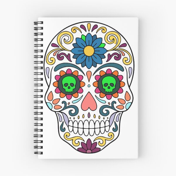 Item preview, Catrina Colorful Sugar Skull Illustration designed and sold by  Ojo de Lilith.
