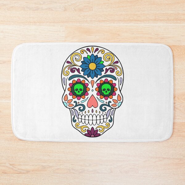 Item preview, Catrina Colorful Sugar Skull Illustration designed and sold by  Ojo de Lilith.