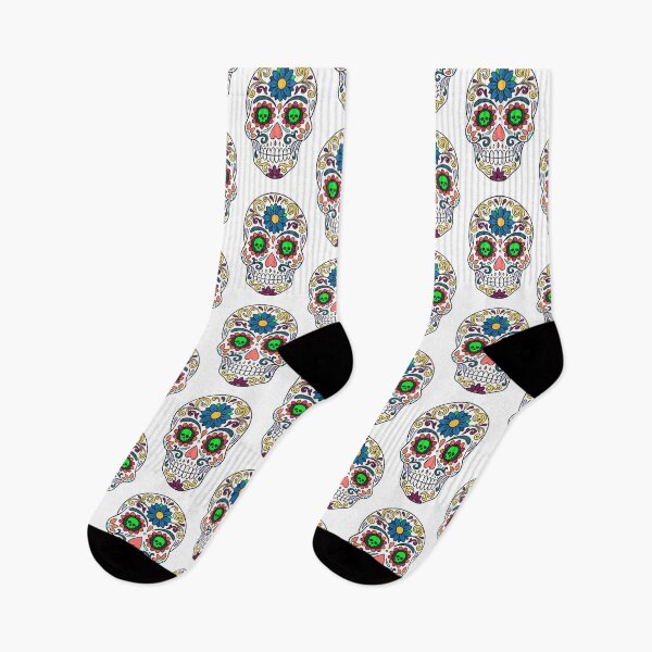 Item preview, Catrina Colorful Sugar Skull Illustration designed and sold by  Ojo de Lilith.