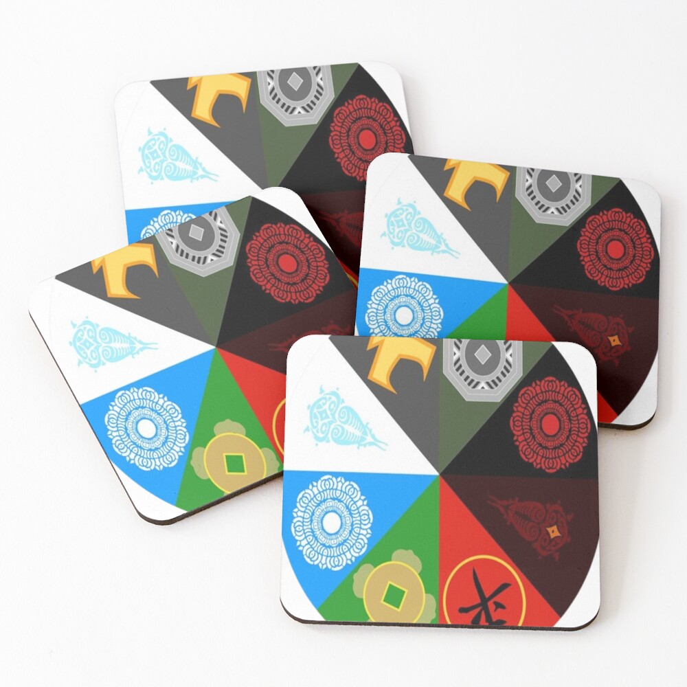Item preview, Coasters (Set of 4) designed and sold by Ink8instinct.