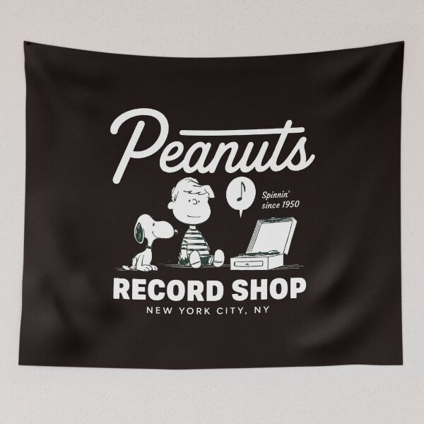 Item preview, Peanuts Record Shop NYC Spinnin Since 1950  designed and sold by FlipStrawSpot.