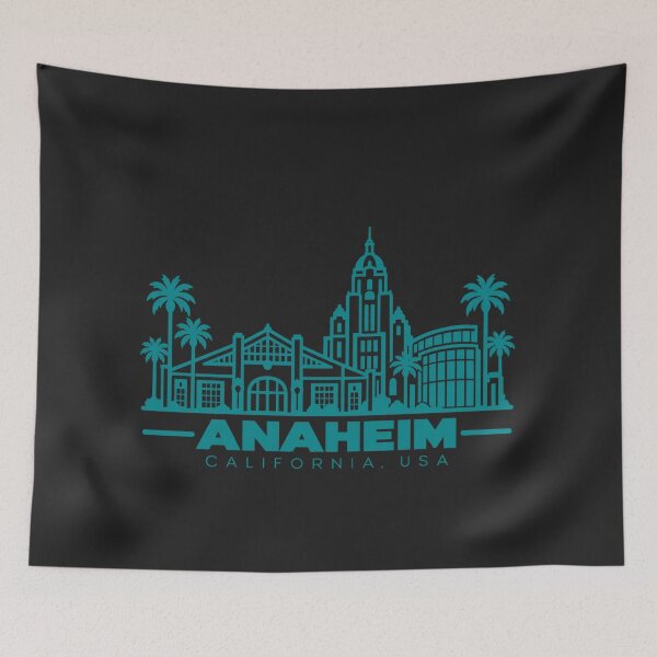 Item preview, Anaheim California USA Line Art Landmark Poster designed and sold by CMYKStudio.